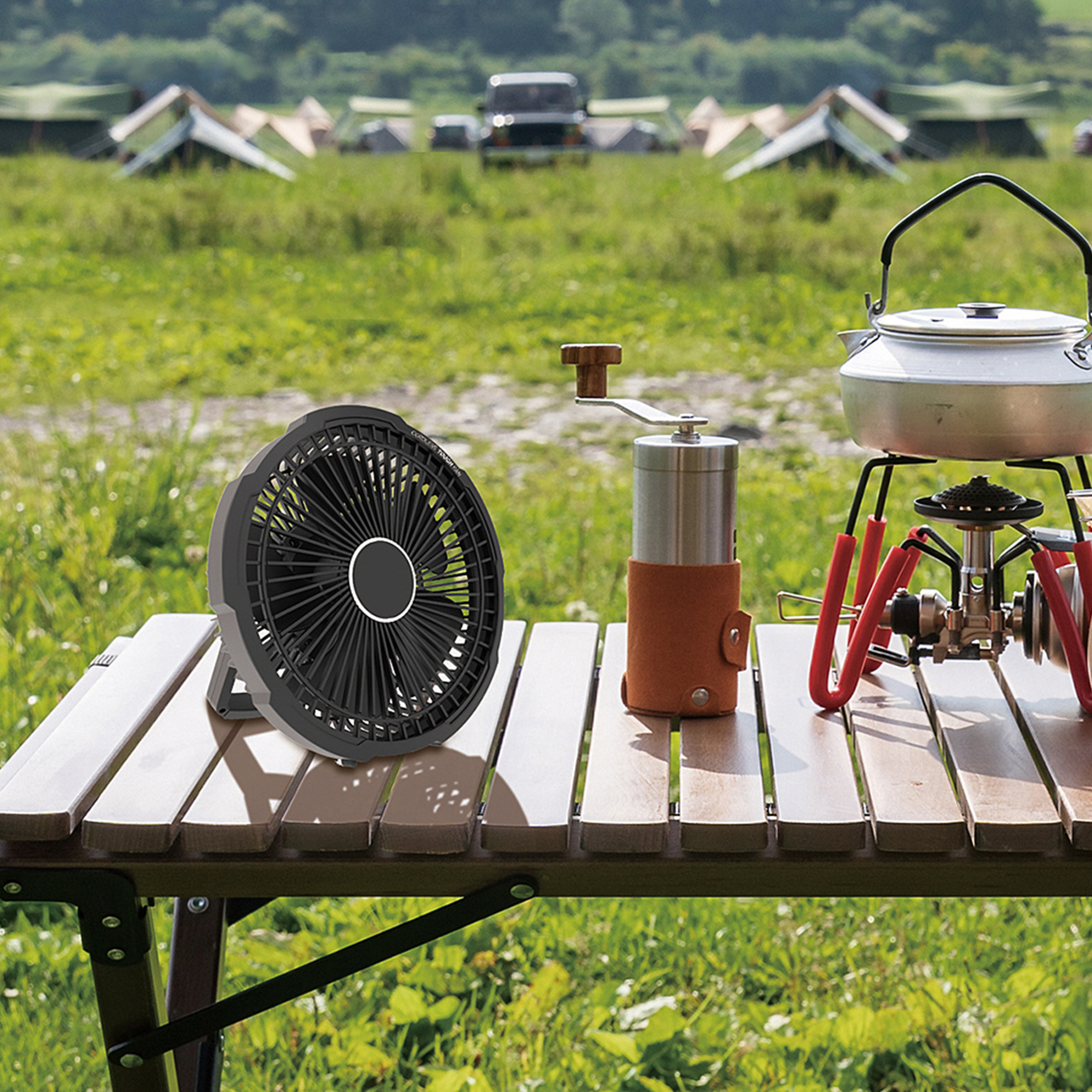 カラビナつき扇風機 | でれぽ